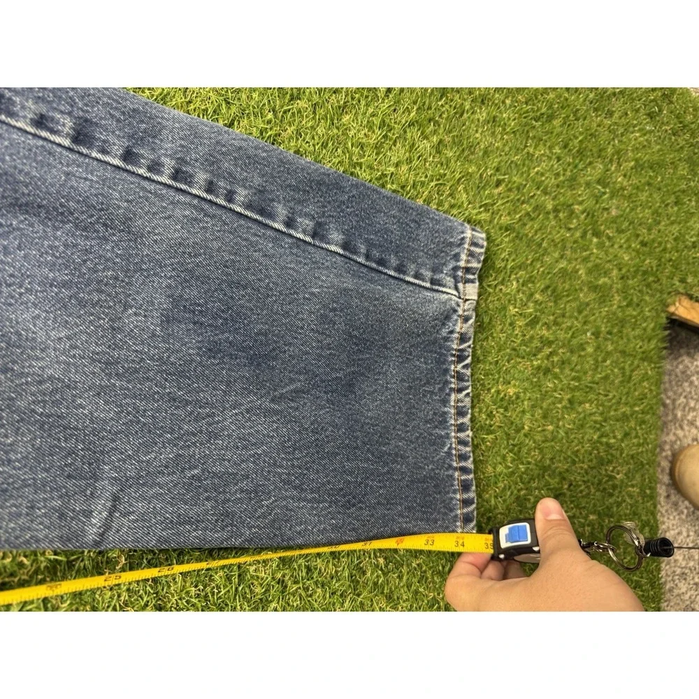 Vintage Levis 517 Jeans Mens 36x36 Blue Denim Bootcut Dark Wash USA Red Tab y2k